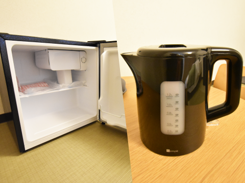 冷蔵庫・ケトル